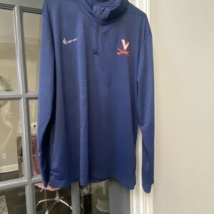Nike Navy Dri-FIT quarter zip  Virginia Cavaliers